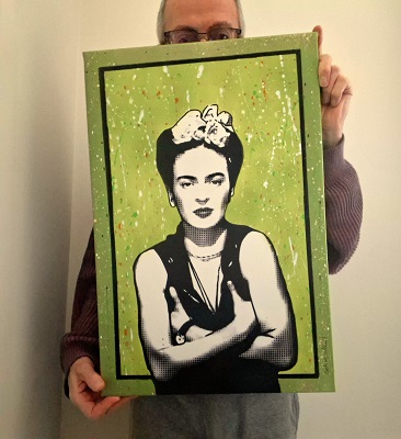 Toile FRIDA KHALO kaki – Image 2