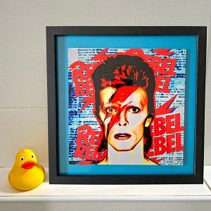 Dibond David Bowie rebel rebel