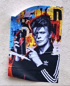 david bowie ziggy stardust spray paint