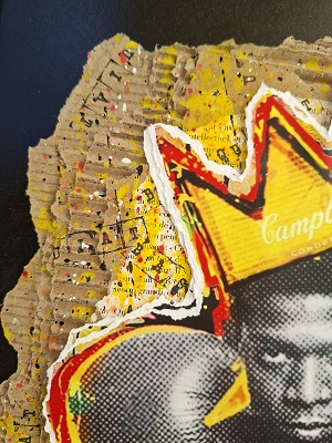Tableau collage Basquiat – Image 2