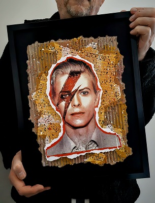 Tableau collage David Bowie – Image 2