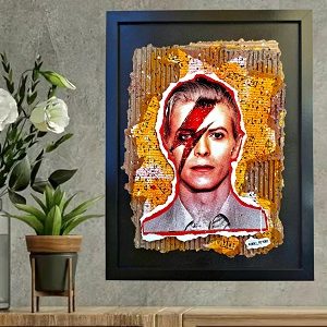 Tableau collage David Bowie