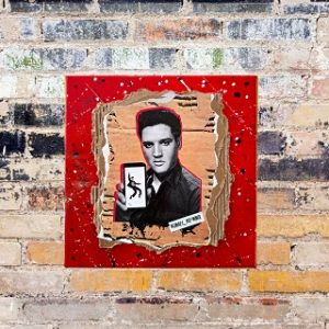 Tableau collage Elvis Selfie