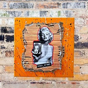 Tableau collage Marilyn Selfie