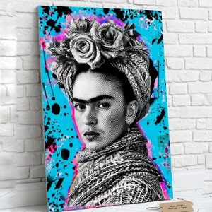 Dibond FRIDA KHALO Blue