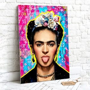 Dibond FRIDA KHALO Tongue in cheek