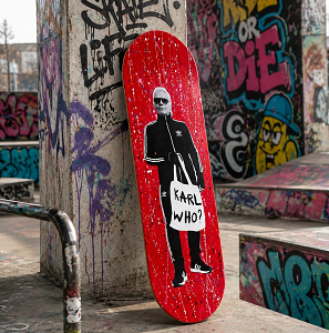 Skate collage Karl Lagerfeld